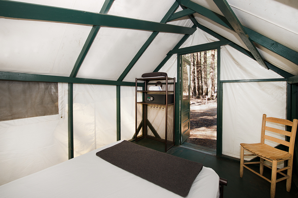 Unheated Canvas Tent Cabin